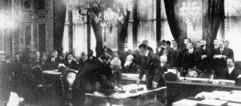 assinatura do tratado de versalhes 1919