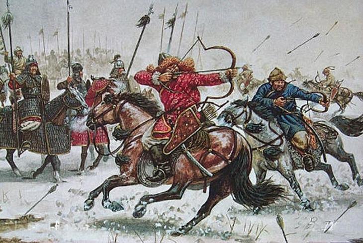 arqueiro montado leve da Horda mongol