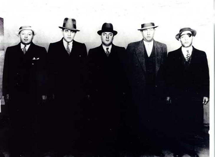 murder inc. Joseph Rosen, Benjamin “Bugsy” Siegel, Harry Fietelbaum, Harry Greenberg, Louis “Lepke” Buchalter