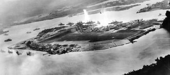 aviões japoneses iniciando ataque a pearl harbor