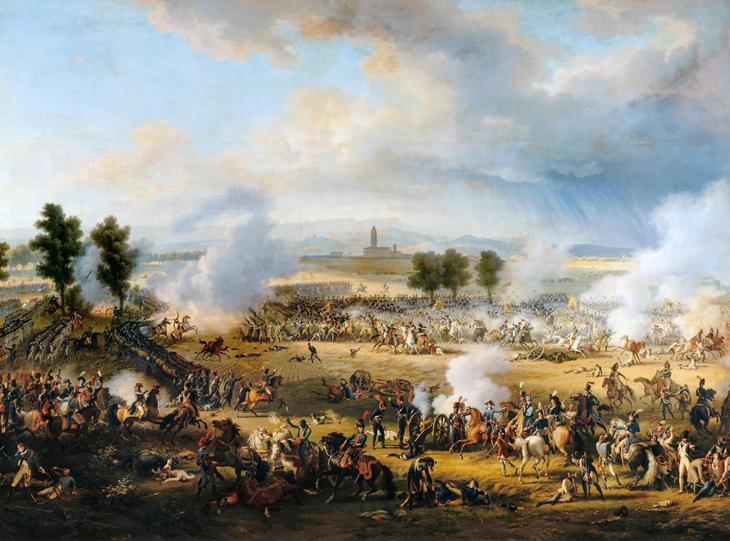 pintura mostrando a batalha de marengo
