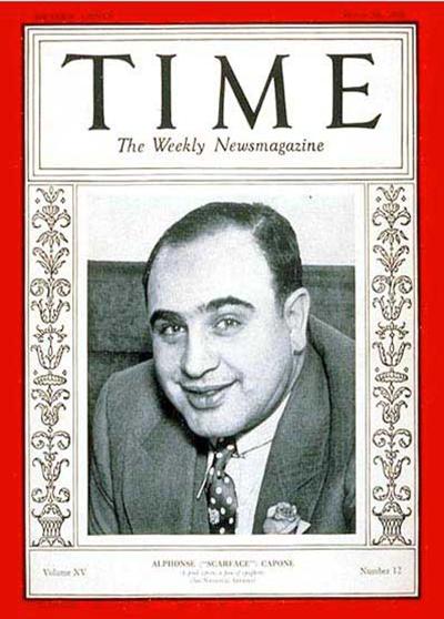 Al Capone na capa da revista Time