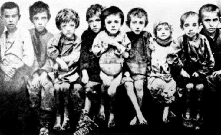 crianças desnutridas vítimas do holodomor