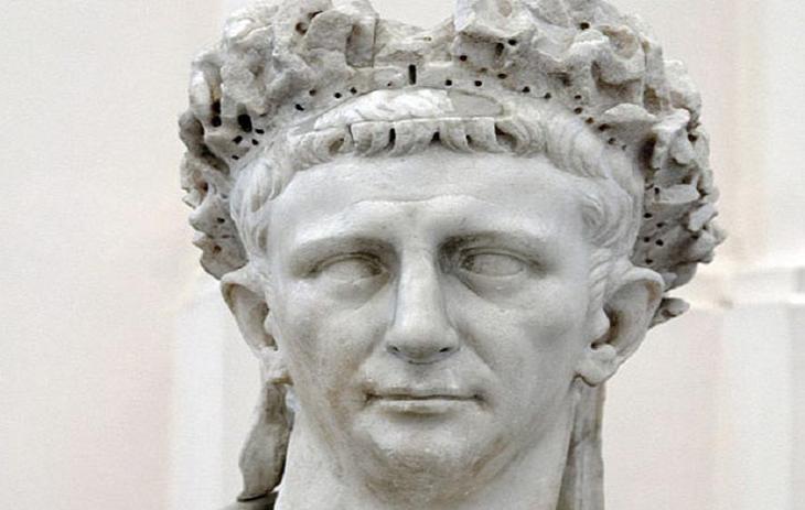 busto do imperador romano cláudio