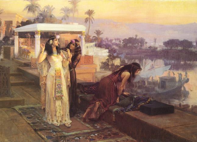 Cleópatra no Templo de Ísis