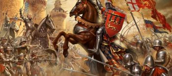 batalha medieval guerra dos cem anos
