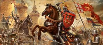 batalha medieval guerra dos cem anos