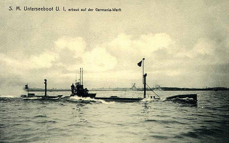 submarino na Grande Guerra
