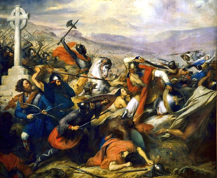 Carlos Martel na Batalha de Tours