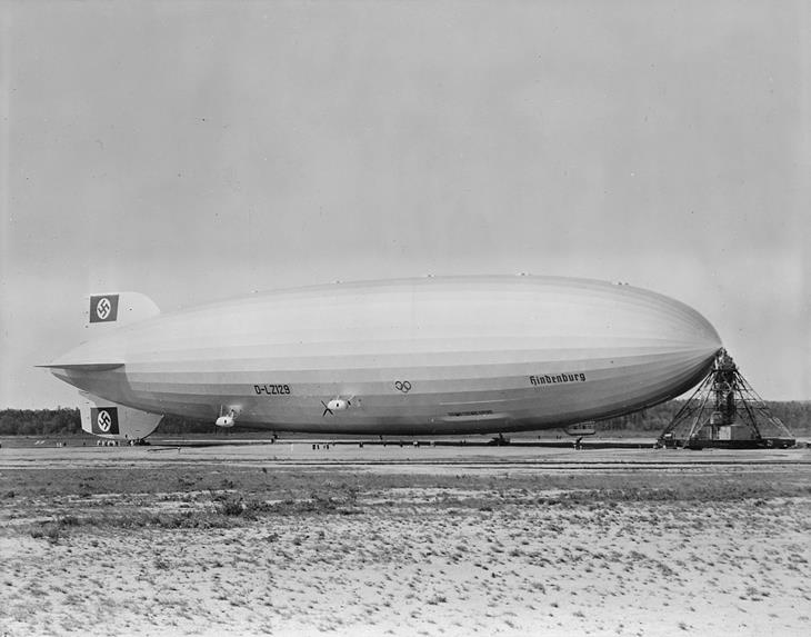 dirigível Hindenburg nos estados unidos