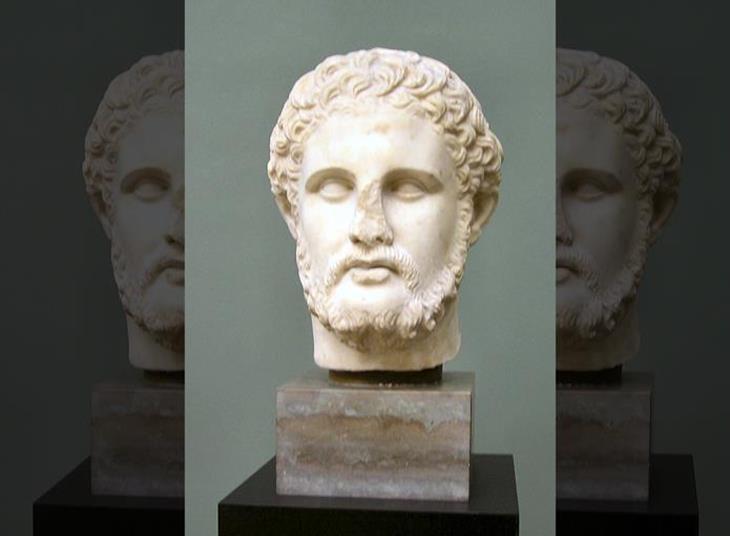 busto de Filipe ii da macedônia