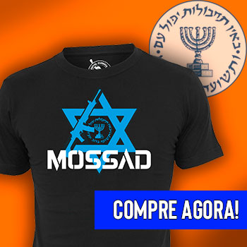 camiseta do Mossad o serviço secreto de Israel