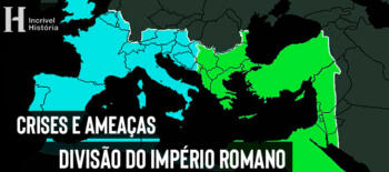divisão do império romano