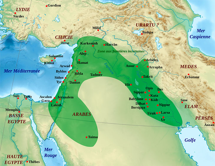 território da babilônia sob Nabucodonosor