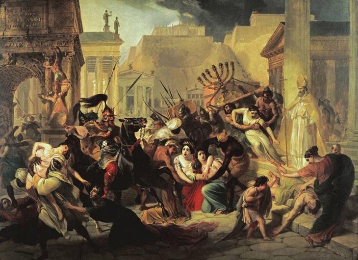 alanos e vândalos saqueiam roma em 455