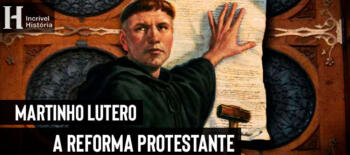 reforma protestante com martinho lutero pregando suas 95 teses