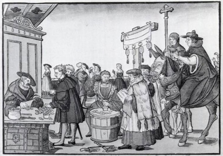 reforma protestante e a venda de indulgências