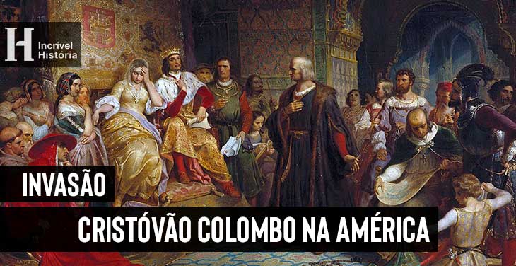 Cristóvão Colombo chega na América