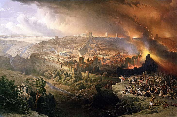 Zelotes e cerco e destruição de Jerusalém pelos romanos