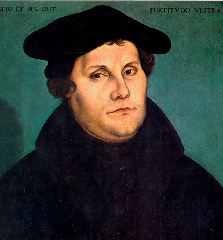 João Calvino e Martinho Lutero