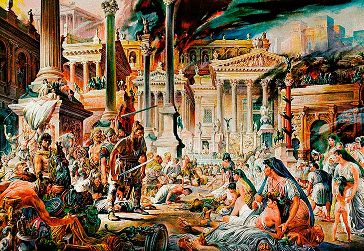 Saque visigodo a roma - como o cristianismo sobreviveu ao fim de roma visigodos saque roma