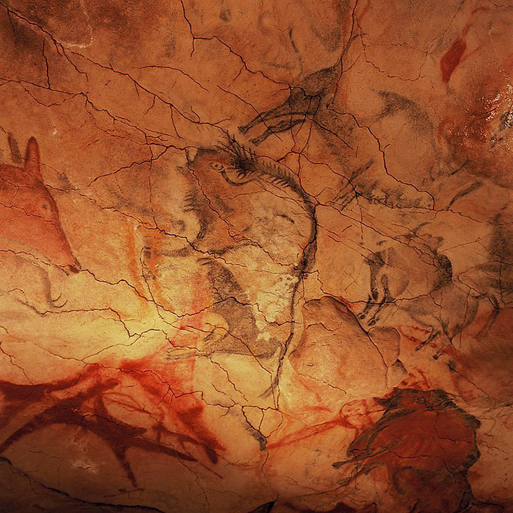 pintura rupestre do período paleolítico