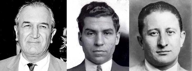 Joseph Bonanno Charles Lucky Luciano e Carlo Gambino