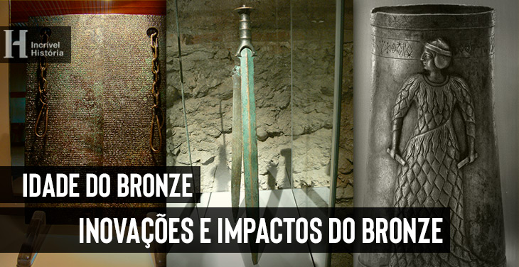 tábua de bronze hitita espada de bronze germânica e taça de prata iraniana da idade do bronze