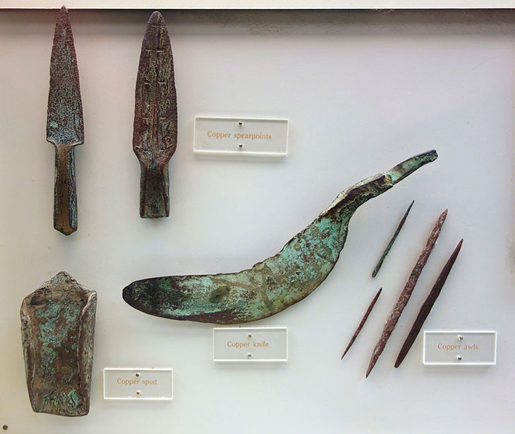 artefatos indianos da idade do cobre